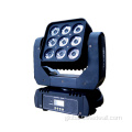 China Disco Lights 9 PCS*12W 4in1 LED Moving Matrix Supplier